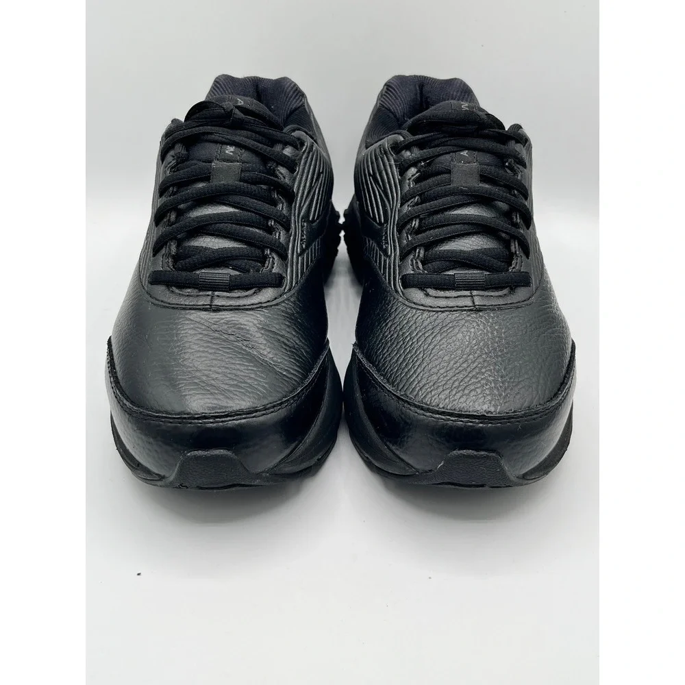 Brooks Addiction Walker 2 Black Leather Walking Shoe Women 7.5 Wide 1203071D072